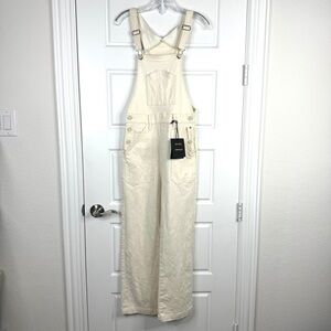 MOTHER The Patch Pocket Overall Ankle NEW Size XS Act Natural